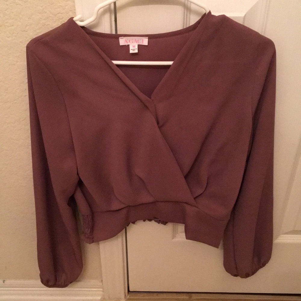 Long Sleeve Night Out Crop Top